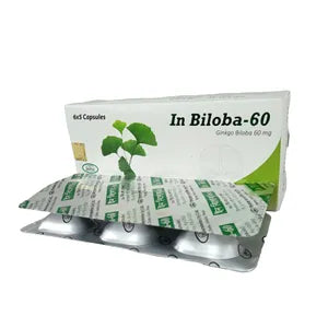 In Biloba 60 60gm Capsules (Ginkgo Biloba)