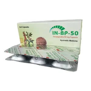 IN-BP-50 50gm 30Capsules (Sarpagndha)
