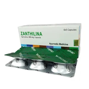 Zanthilina (spirulina 450mg) 30 capsule